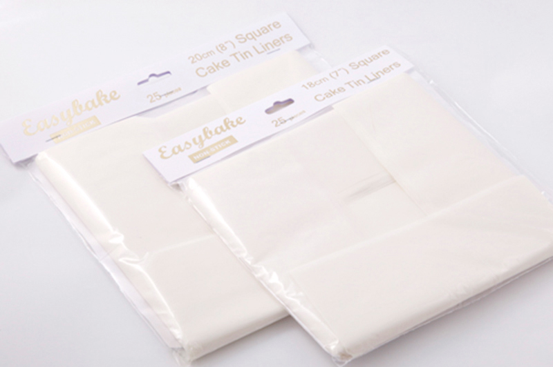 8" Square Cake tin liners NJ Products NJ Products